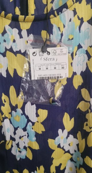 Vestido Sfera Largo Estampado Flores Verano
