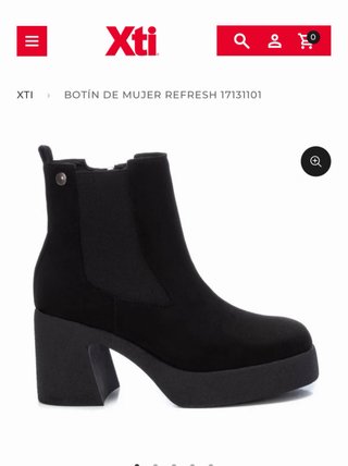 Botines Xti Negros Talla 39