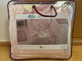 Manta Infantil Pielsa Unicornio Rosa