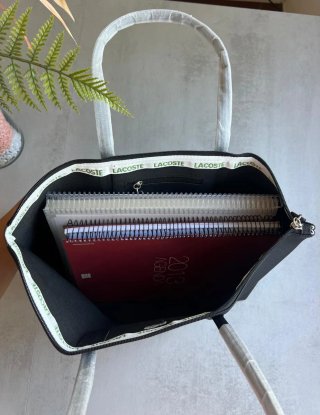 Bolso Lacoste Negro mujer