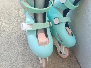 Patines en línea infantiles talla 32-34 Con protec