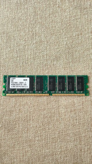 RAM Sobremesa Samsung 512MB DDR1 333MHz PC2700 DIM