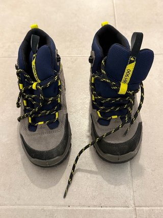 Botas de montaña Quechua niño azul/gris TALLA 30