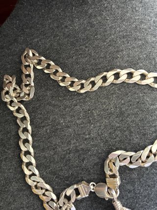 Cadena de Plata maciza 925 con Dije