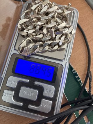 Cadena de Plata maciza 925 con Dije
