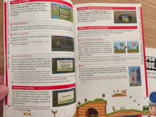 Manual y folleto New Super Mario Bros Wii