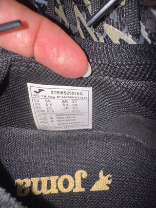 Botas Fútbol Joma STRIKS2501AG Talla 39 Nuevas