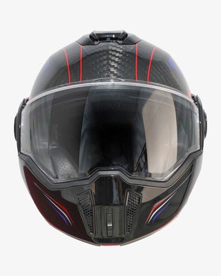 Casco Modular 180 By City Tech II Carbon Blue Red