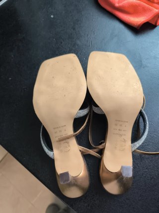 Sandalias WERNER doradas y plateadas