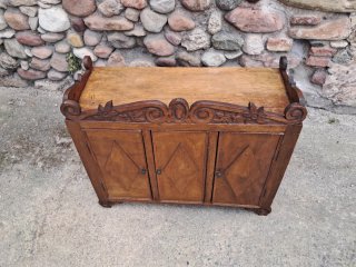 Armario Muñecas Madera Antiguo Años 40