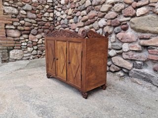 Armario Muñecas Madera Antiguo Años 40