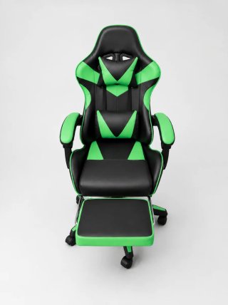 Sedia Gaming Ergonomica Nero/Verde nuova in scatol