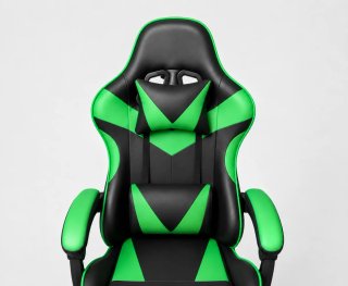 Sedia Gaming Ergonomica Nero/Verde nuova in scatol