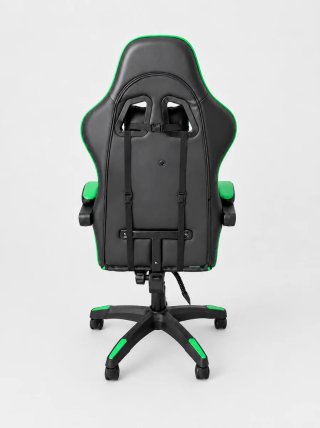 Sedia Gaming Ergonomica Nero/Verde nuova in scatol