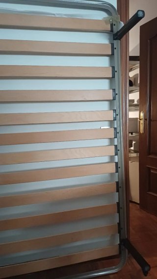 Somier 105cm Madera y Metal.