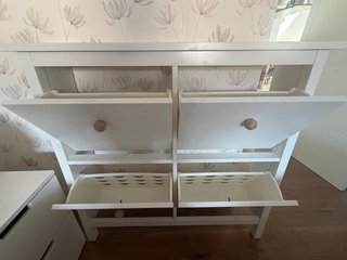 Zapatero Ikea Gullaberg Blanco