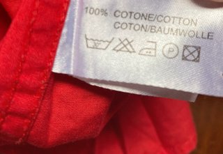Camicia uomo Cotton & Silk rossa XL