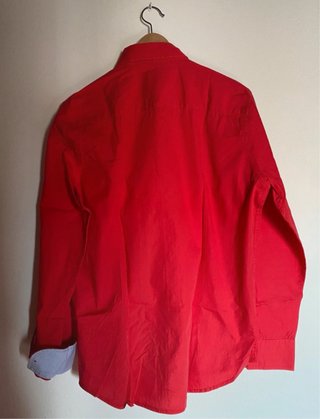 Camicia uomo Cotton & Silk rossa XL