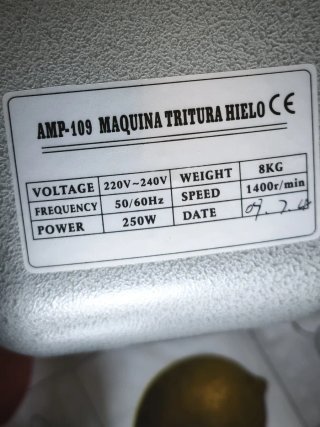 Picadora de hielo SMP-109