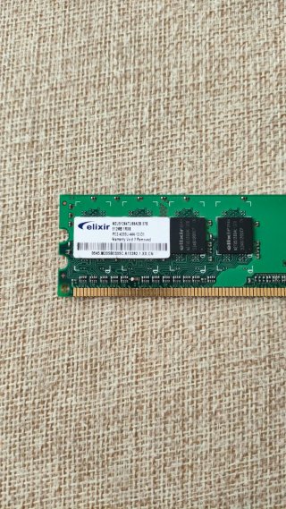RAM Sobremesa Elixir 512MB DDR2 533MHz PC2-4200U