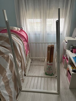 Cama infantil Ikea blanca ampliable