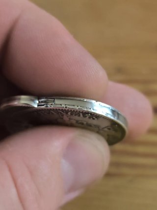 Cortapuros ELOI PERNET 5 Francos 1868 plata 800