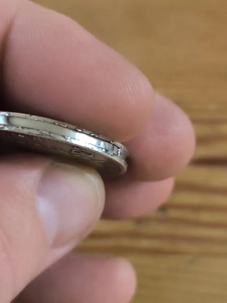 Cortapuros ELOI PERNET 5 Francos 1868 plata 800