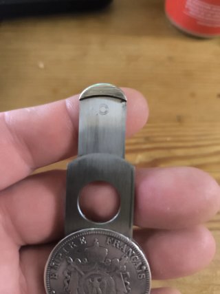 Cortapuros ELOI PERNET 5 Francos 1868 plata 800