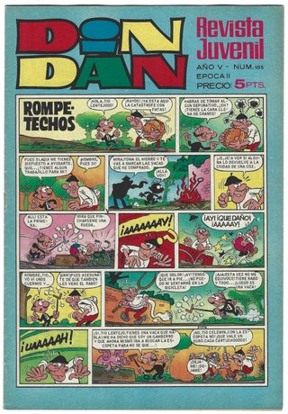 9 TEBEOS DE DIN DAN (Bruguera 1969/70)