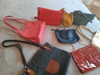 Lote de 8 bolsos vintage diferentes
