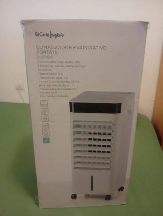 Climatizador Evaporativo Portátil Blanco