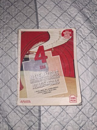 Libros 4 de la eso 2€/unidad