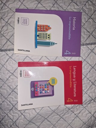 Libros 4 de la eso 2€/unidad