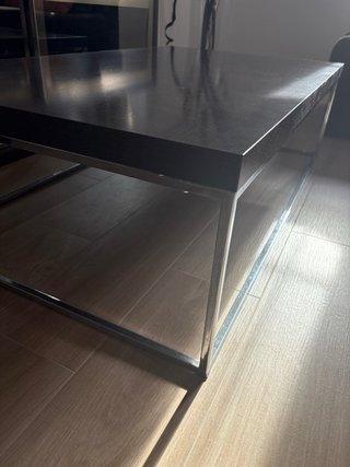 Mesa de centro madera y metal