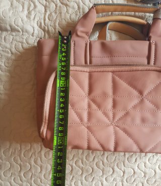 Bolso mujer rosa acolchado