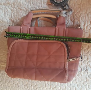 Bolso mujer rosa acolchado