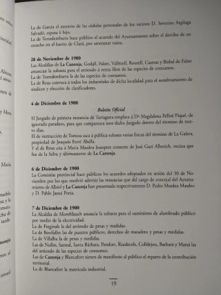 Noticiari Canongí, 1900-1925