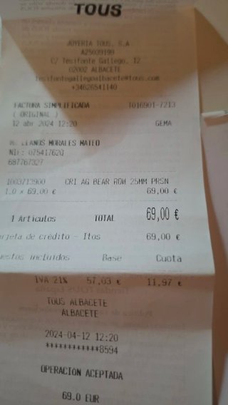 Pendientes Tous Plata