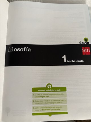 Libro filosofía 1 bachillerato