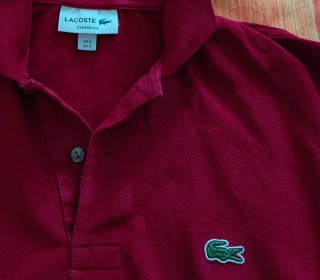 Polo Lacoste Clásico S Burdeos Algodón