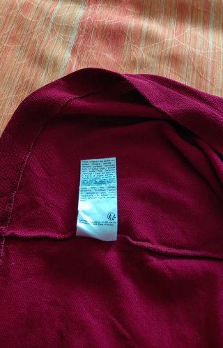 Polo Lacoste Clásico S Burdeos Algodón