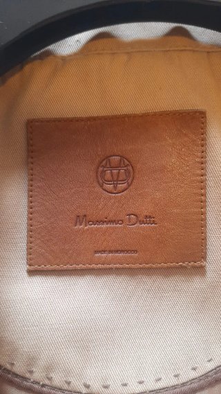 Gabardina Massimo Dutti Beige Talla M