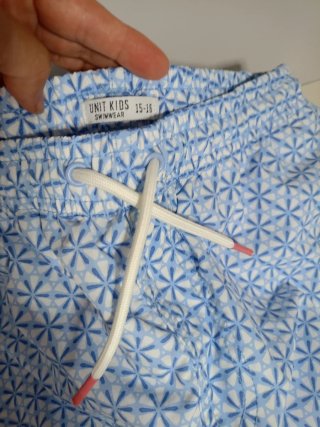Bañador Hipercor Estampado Azul Talla años 15-16