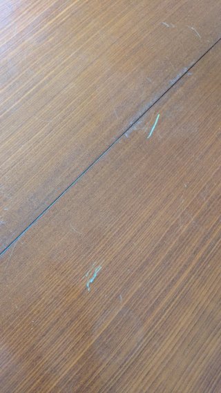 Mesa redonda extensible vintage madera
