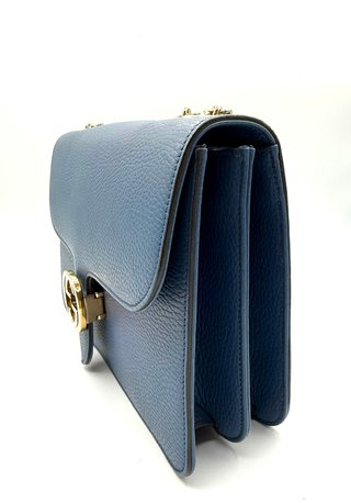 Bolso Gucci Interlocking Azul Dorado