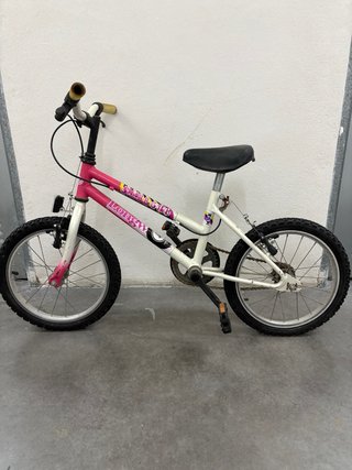 Bicicleta infantil niña rosa y blanca
