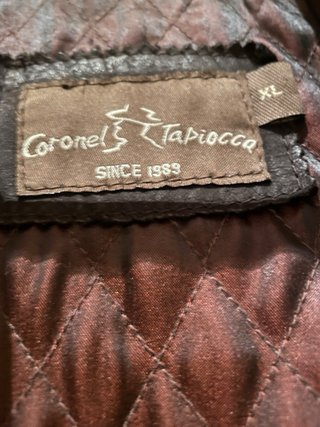 Chaqueta Coronel Tapiocca Piel Marrón