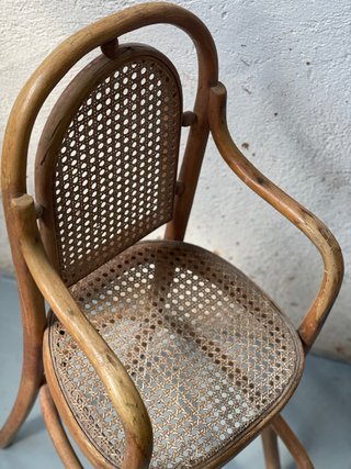Trona antigua infantil de peluquería años 70