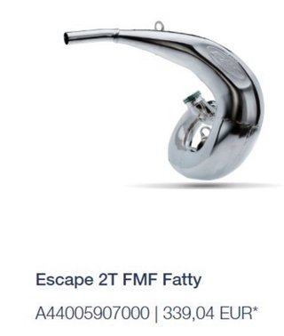 Tubo de escape Bufanda FMF 2T Fatty