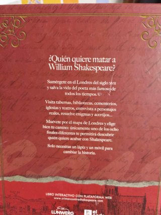 Libro: Crimen contra Shakespeare